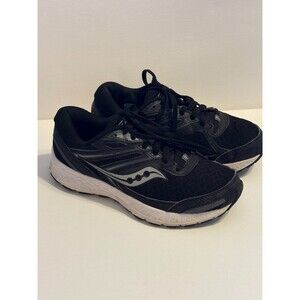 Saucony Cohesion 13 Black Tennis Shoes Athletic Sneakers Walking Size 7W